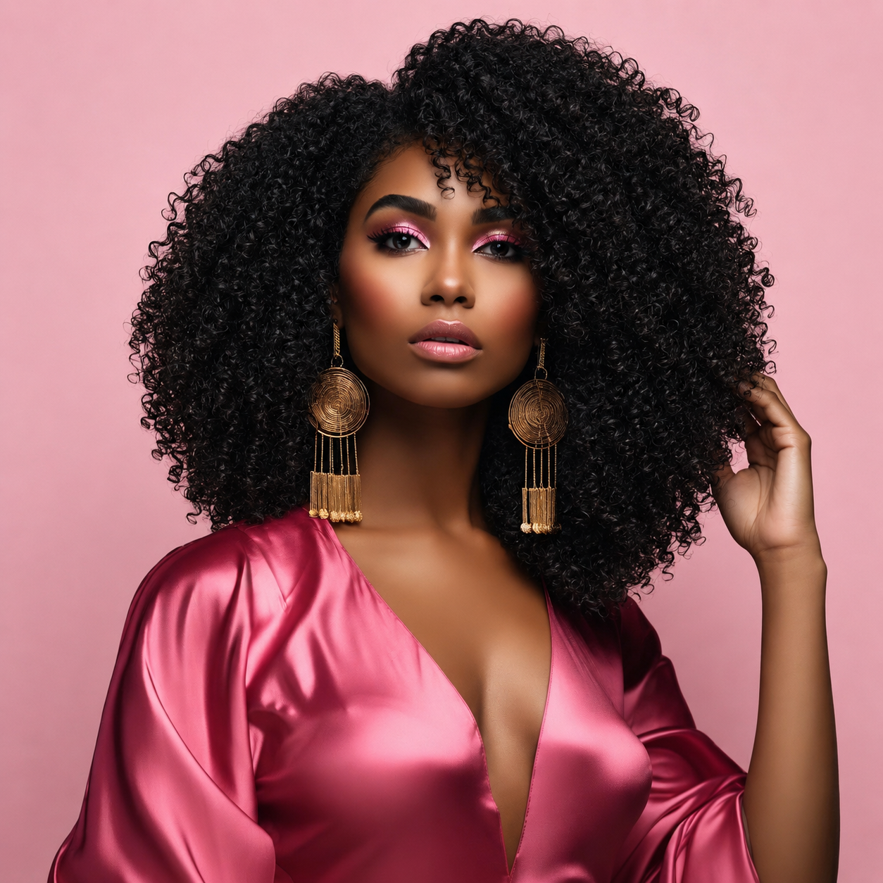 The Curly Haircut, Steam Treatment & Styling Lesson